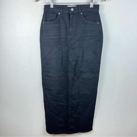 NEW Reformation Daria Ultra High Waist Denim Skirt - Nidri - Picture 5 of 13